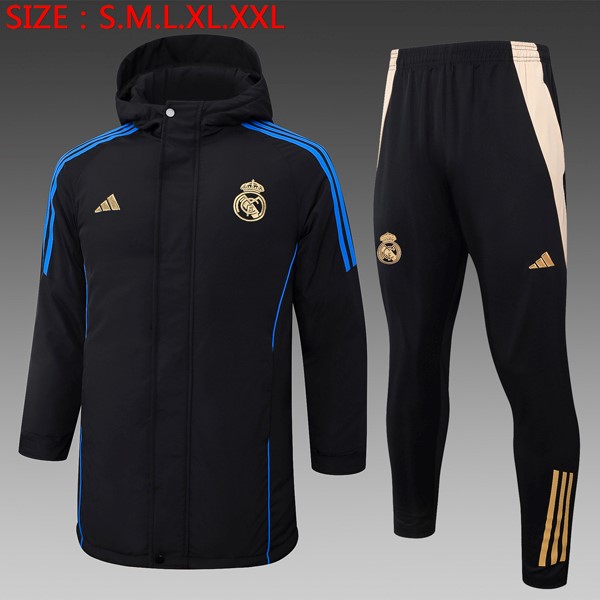 Abrigo Real Madrid Conjunto Completo 2024/25 Negro